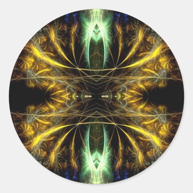 Adesivo Fractal ART nº 85 Sticker (Frente)