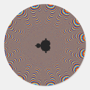 Adesivo Fractal Central - Arte Fractal