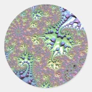 Adesivo Fractal de arco-íris brilhante
