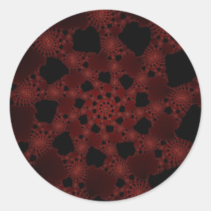 Adesivo Fractal de teia aranha