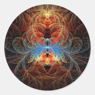 Adesivo Fractal - inseto - viúva negra