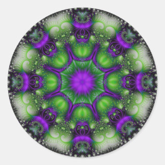 Adesivo Fractal Mandala - Delícia Lavanda