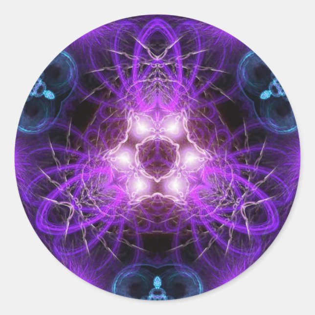 Adesivo FractalART 001 Sticker (Frente)