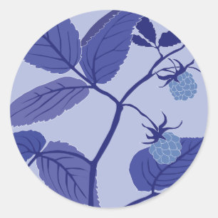 Adesivo framboesa azul