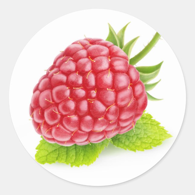 Adesivo Framboesa e hortelã (Frente)
