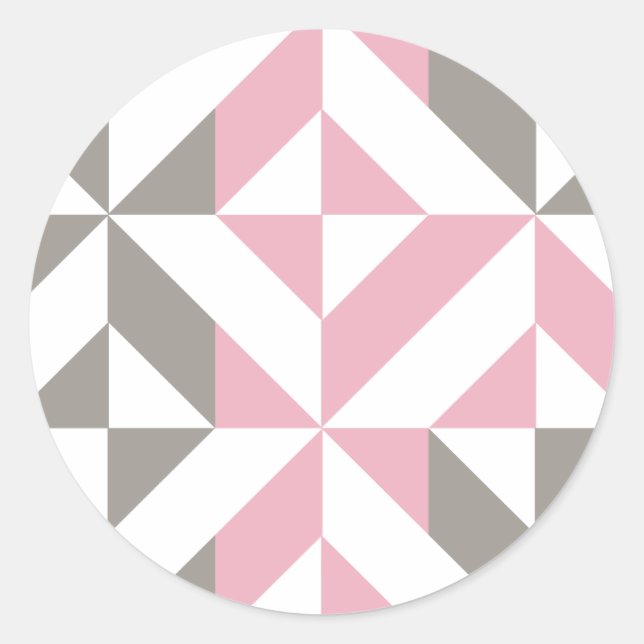 Adesivo Framboesa rosa e ZigZag geométrica prateada (Frente)