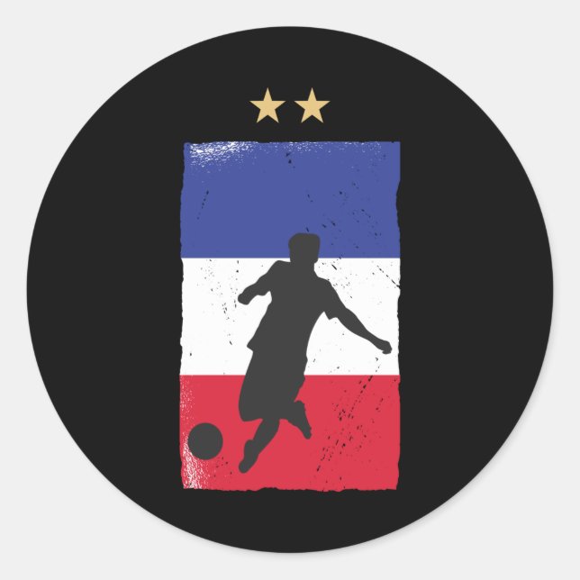 Adesivo França Futebol Jersey Fan French Flag (Frente)