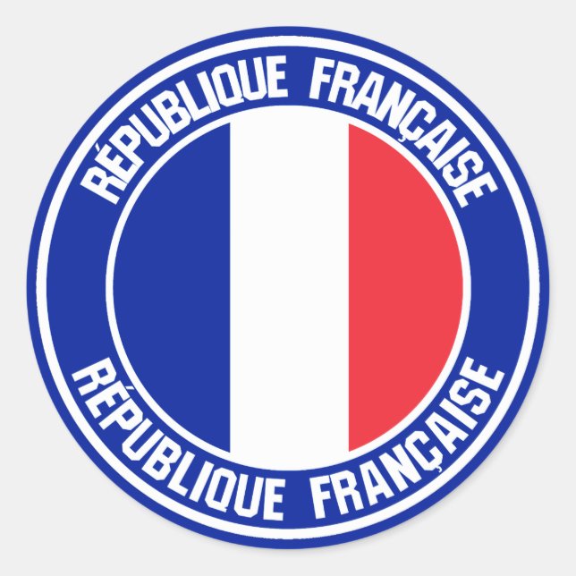 Adesivo França Round Emblem (Frente)