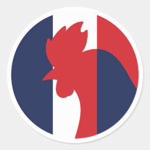 Adesivo France Gallic Rooster Bandeira Nacional Francesa