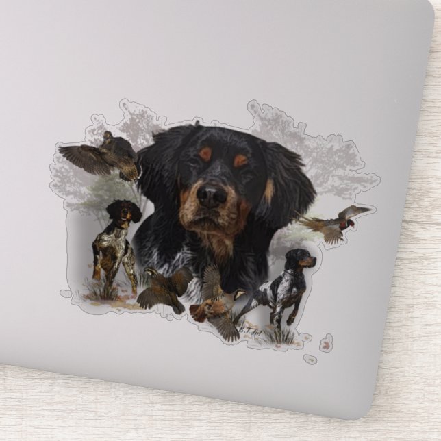 Adesivo Francês Brittany , Art Sticker (Detalhe)