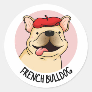 Adesivo Francês Buldogue Funny Dog Pun