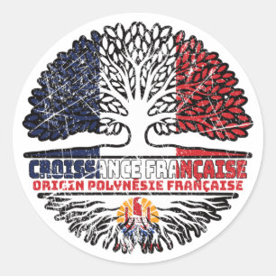 Adesivo Francês Polinésia Francesa Polinésia Francesa Fran