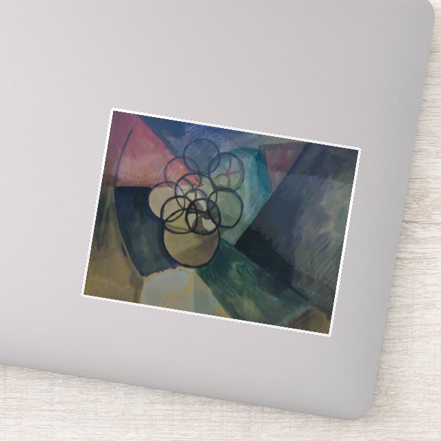 Adesivo Francis Picabia, Caoutchouc, 1909, Abstrato Art (Detalhe)