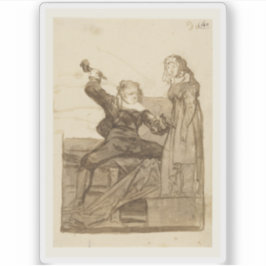 Adesivo Francisco de Goya - Pygmalion e Galatea