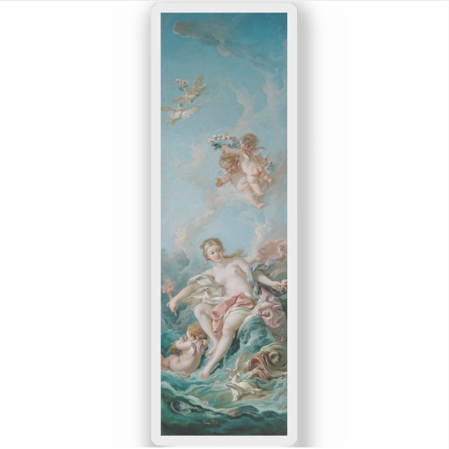 Adesivo François Boucher - Vênus nas Ondas (Frente)