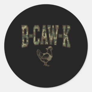 Adesivo Frango B-caw-k engraçado camuflagem militar do exé