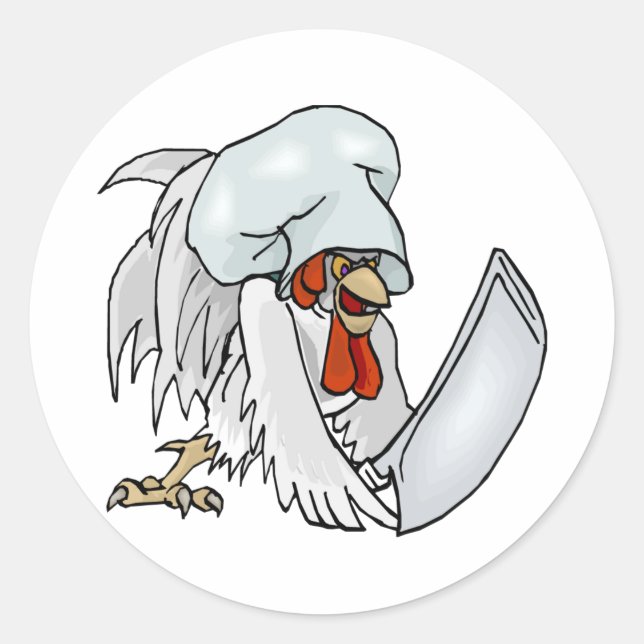 Adesivo Frango Chef (Frente)
