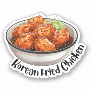 Adesivo Frango Coreano Fried