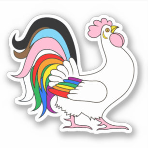 Adesivo Frango Orgulho Progresso