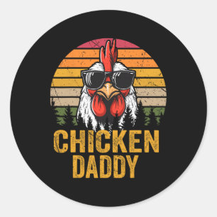 Adesivo Frango Papai Vintage Galo Para Pai Fazendeiro Pai