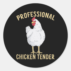 Adesivo Frango Tenso Profissional Animação Divertida Fazen