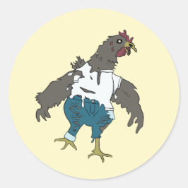 Adesivo Frango Zumbi