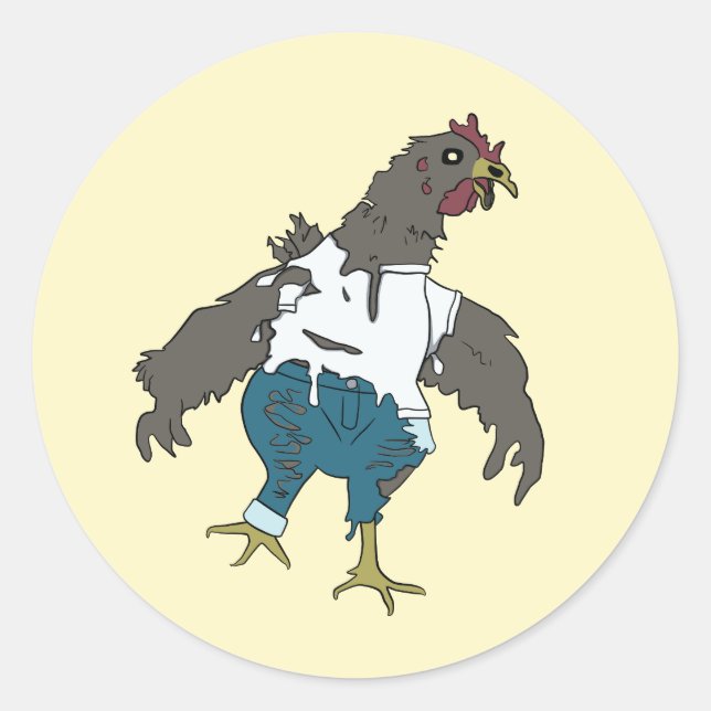 Adesivo Frango Zumbi (Frente)