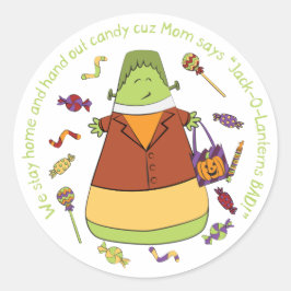 Adesivo Frankenboy Sticker - Monstros Corny Candy
