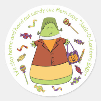 Adesivo Frankenboy Sticker - Monstros Corny Candy
