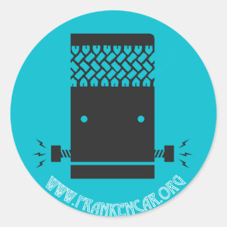 Adesivo Frankencar Sticker com Web site