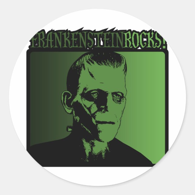 Adesivo Frankenstein Rock! (Frente)