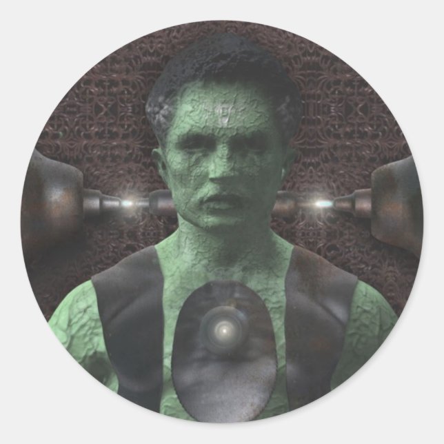 Adesivo Frankenstein - Stickers Halloween (Frente)