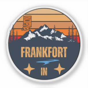 Adesivo Frankfort, Indiana