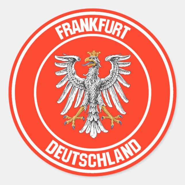 Adesivo Frankfurt Round Emblem (Frente)