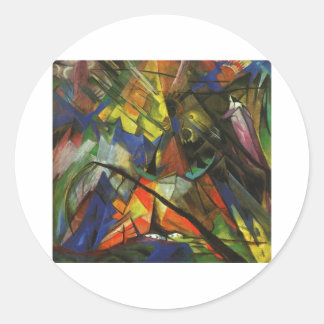 Adesivo Franz Marc - Tirol Tirol 1914 Orb Luz Canvas