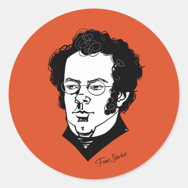 Adesivo Franz Schubert (Frente)