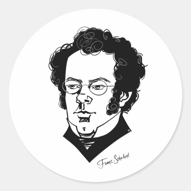 Adesivo Franz Schubert (Frente)