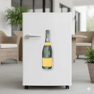 Adesivo Frasco de champanhe