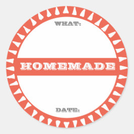 Adesivo frasco de conservas caseiro escrito em pastel boni