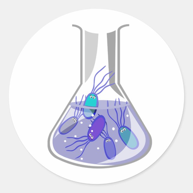 Adesivo Frasco de Cultura (Frente)