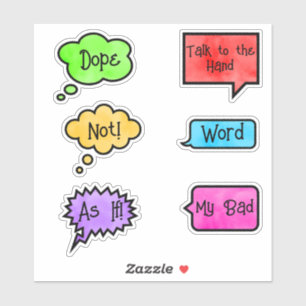 Adesivo Frase de Devolução 90s