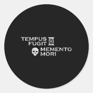 Adesivo Frase Latina Tempus Fugit Meto Mori