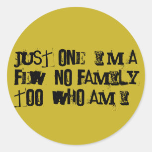 Adesivo Frase órfão da passagem do preto SESTRA