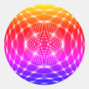 Adesivo Fratura de Neon Red