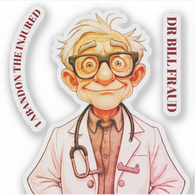 ADESIVO FRAUDE DO DR BILL (Frente)
