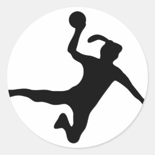 Adesivo frauenhandball do spielerin do handball