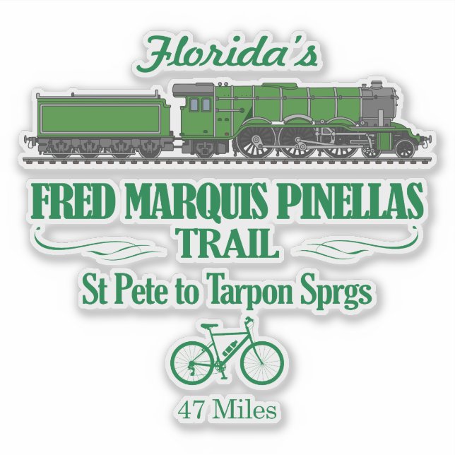 Adesivo Fred Marquis Pinellas Trail (RT2) (Frente)