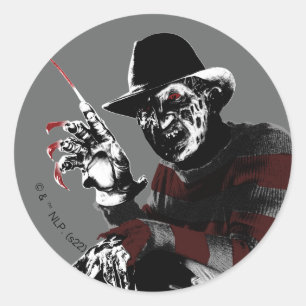 Adesivo Freddy vs Jason Freddy Ver Vermelho