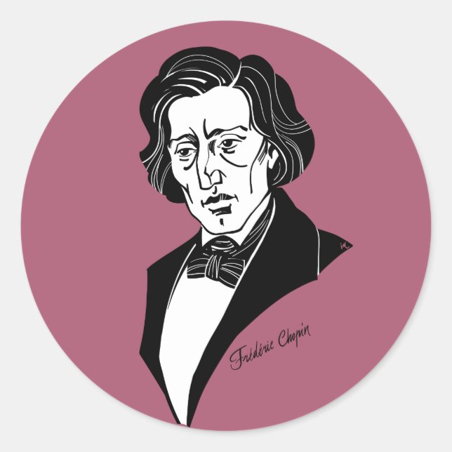 Adesivo Frederic Chopin (Frente)