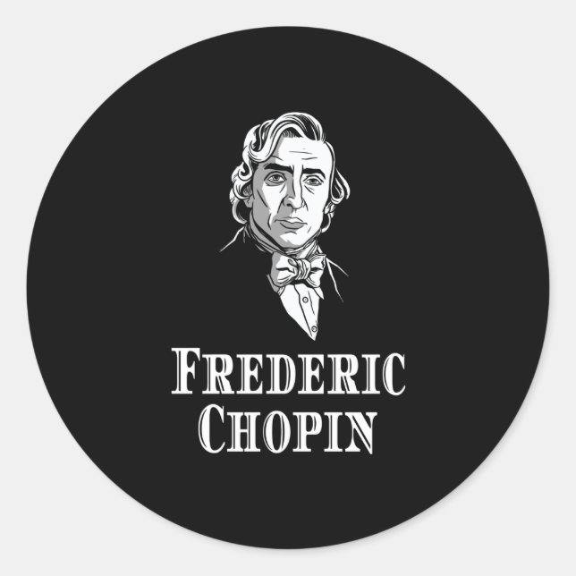 Adesivo Frederic Chopin Portrait (Frente)